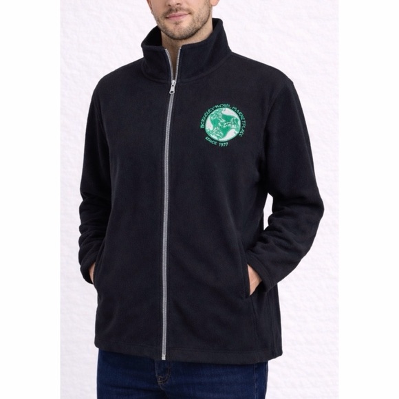 Port Authority Other - PORT AUTHORITY • Black/Green Berkeley Bowl Marketplace Full-Zip Fleece Jacket, L